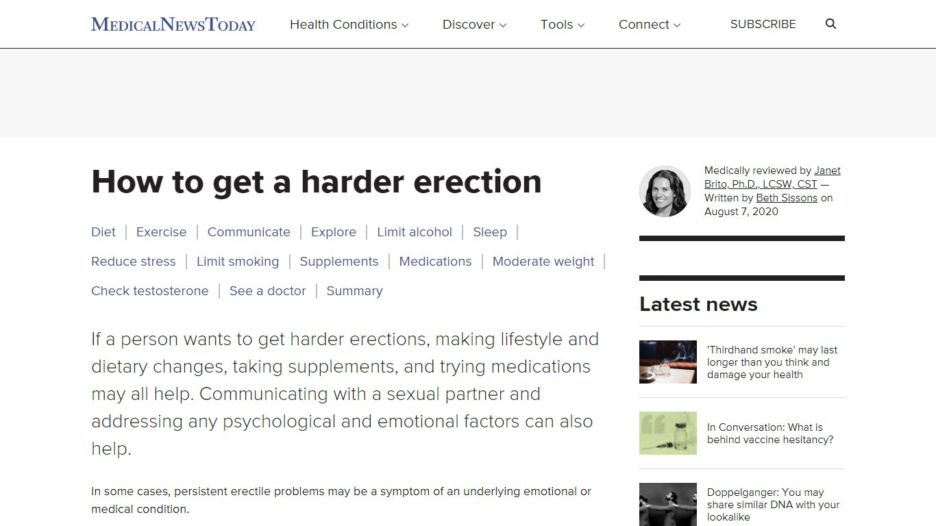 13 ways to get a harder erection: Tips and suggestions - Medical News Today